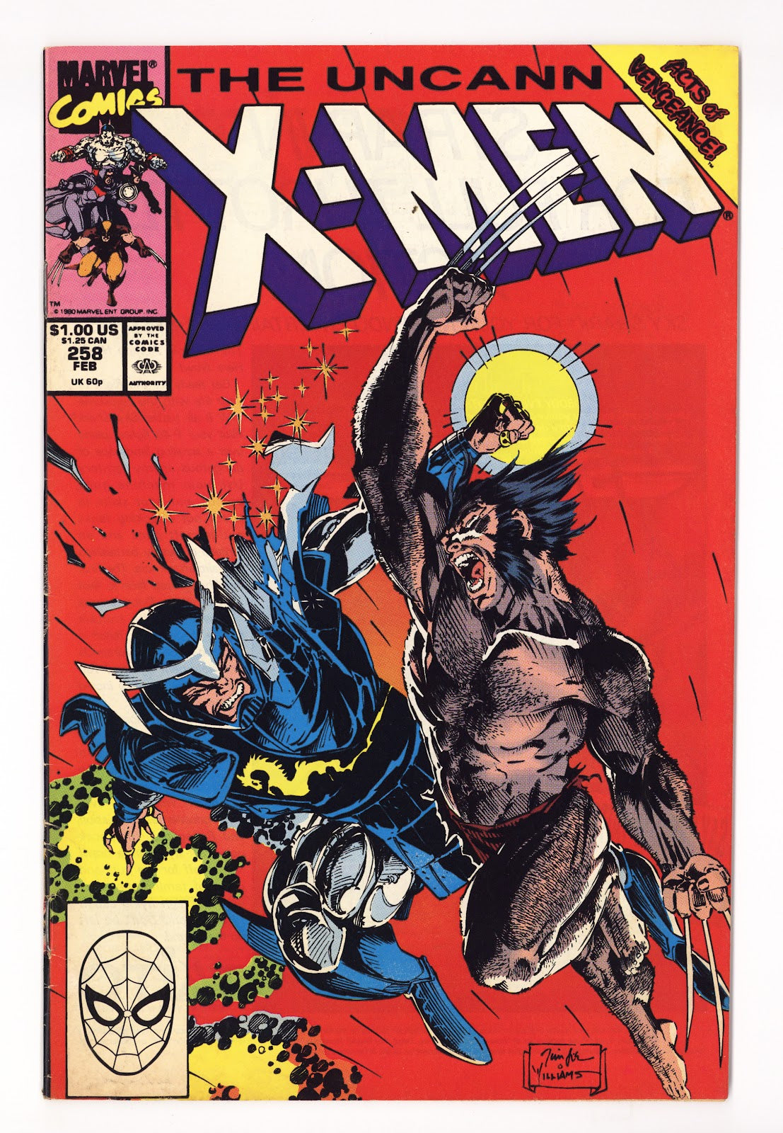 The Uncanny X-Men Vol 1 258 Mid Grade (1990) Direct 