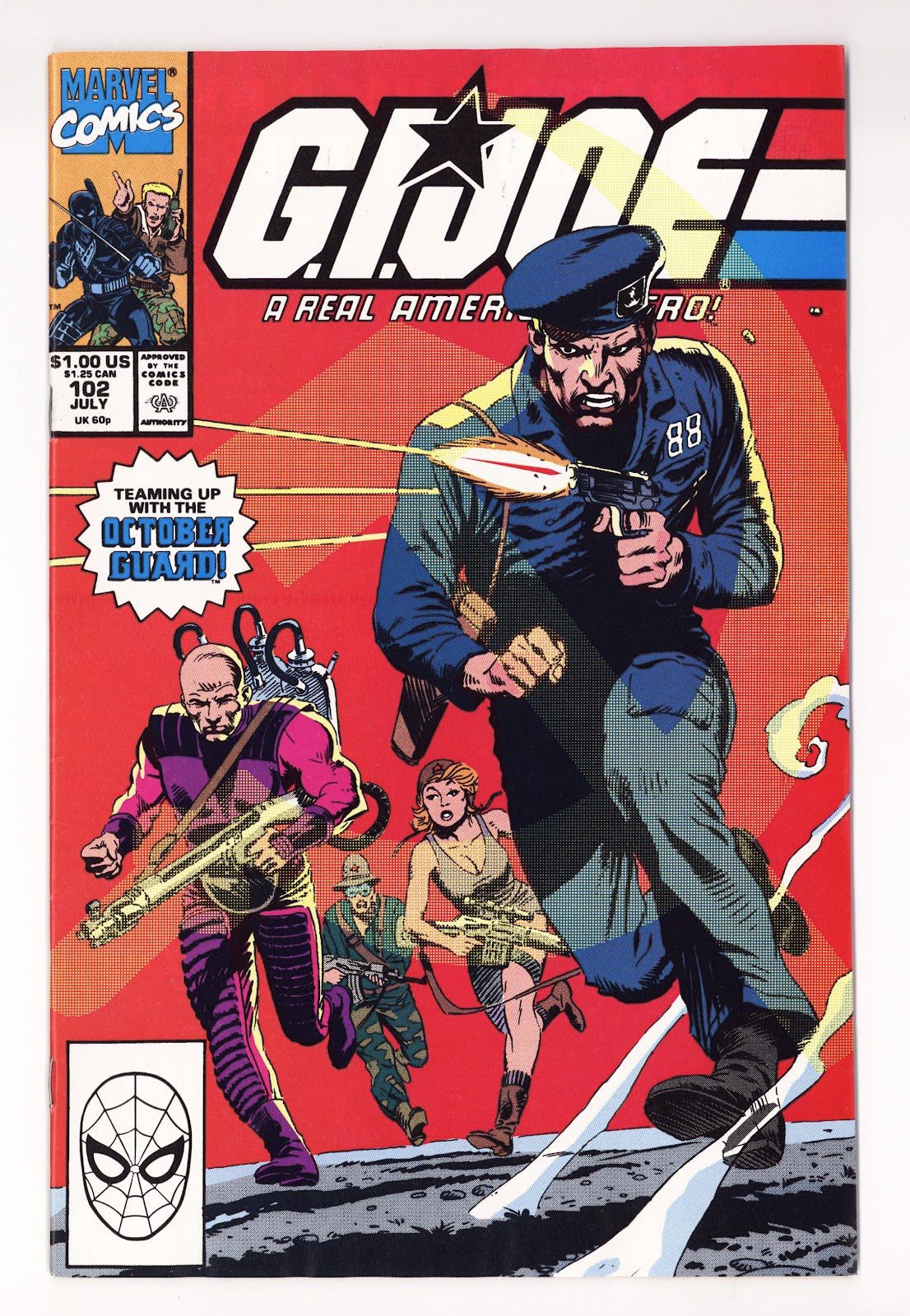 G.I. Joe, A Real American Hero   102  Mid Grade   (1990)     