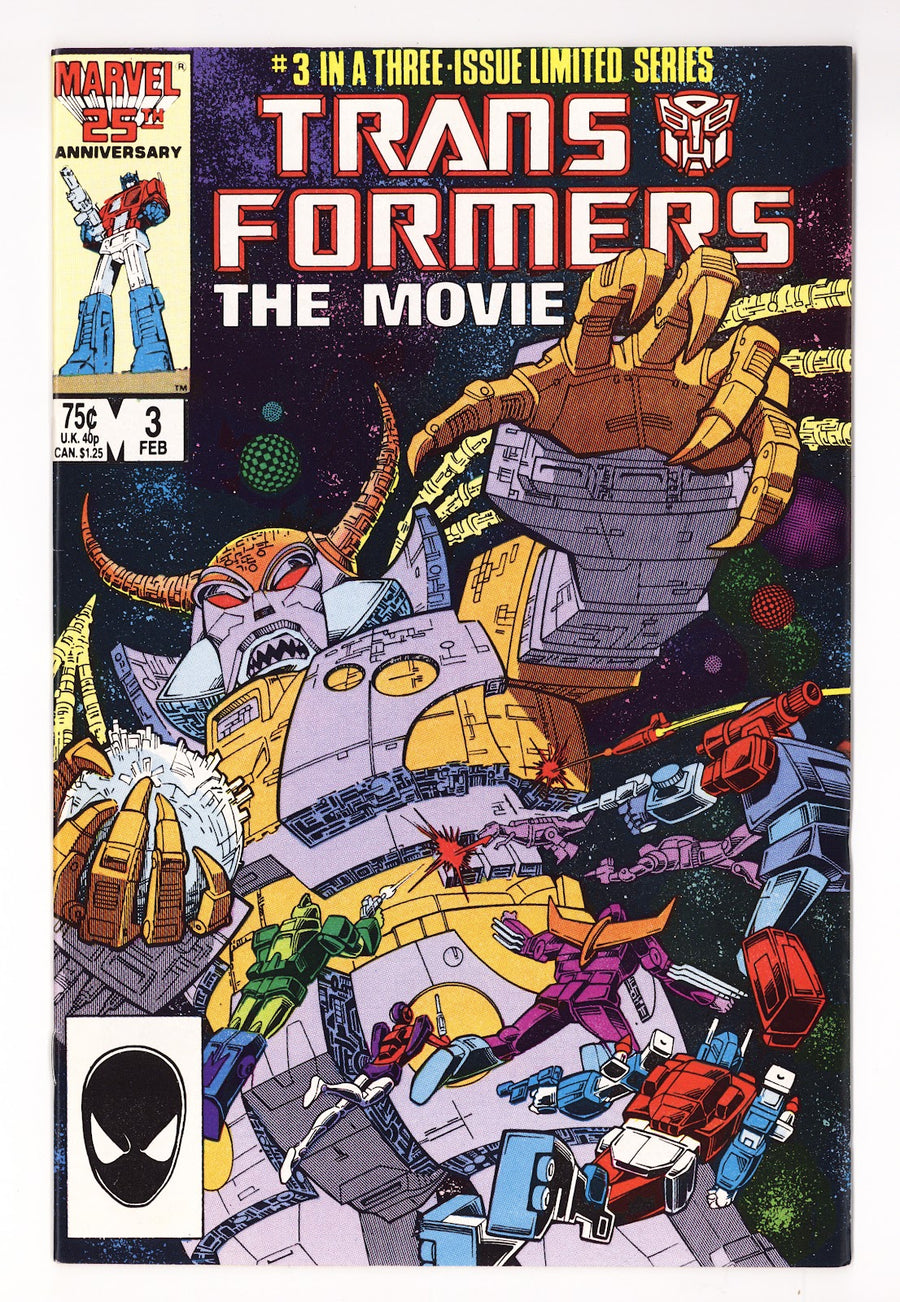 Transformers: The Movie Vol 1 3  VF+ (8.5)   (1987)     