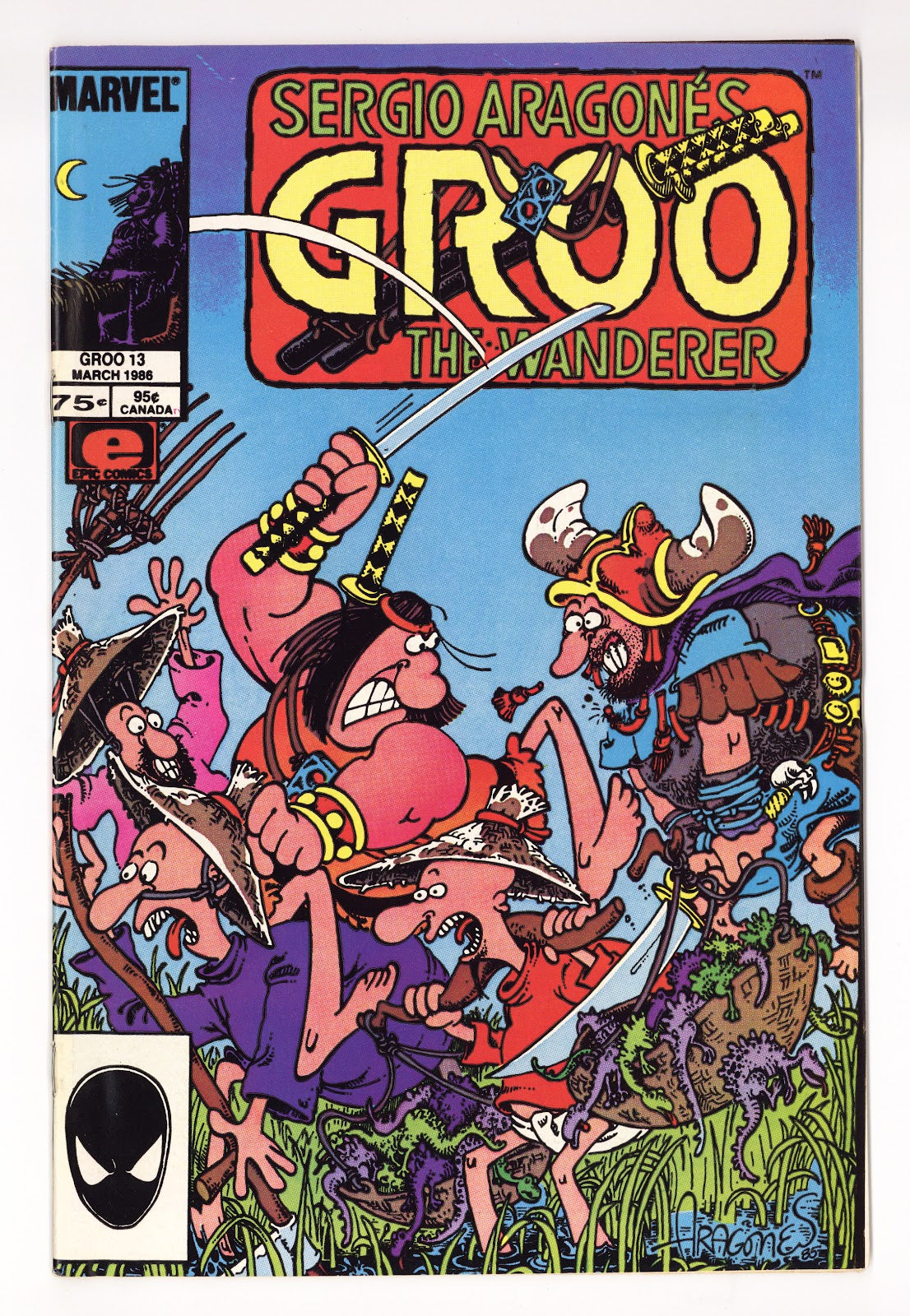 Sergio Aragones Groo the Wanderer Vol 2 13  Mid Grade   (1986)