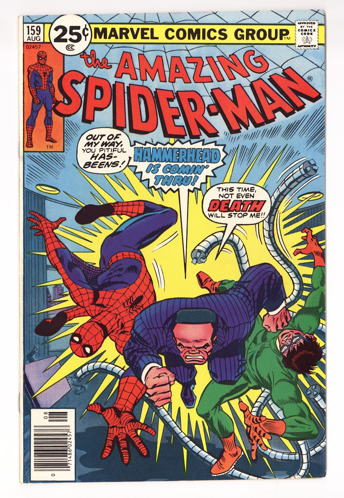 The Amazing Spider-Man Vol 1 159 FN+ (6.5) (1976) 25¢ 