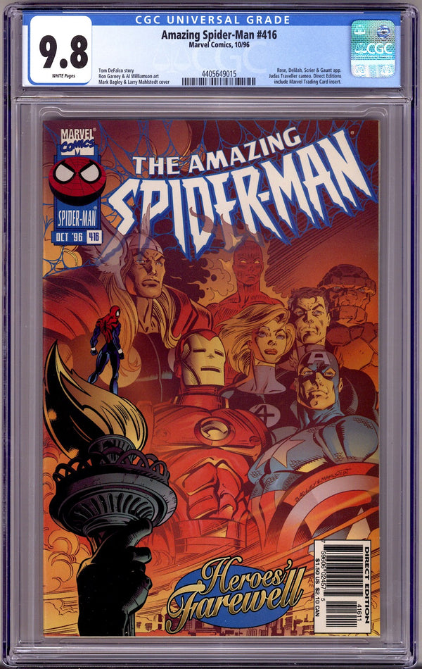 The Amazing Spider-Man Vol 1 416 CGC 9.8 (NM/M)   (1996)