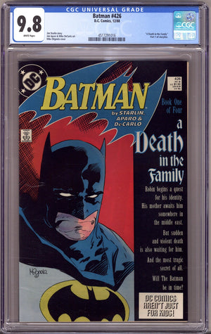 Batman Vol 1 426 CGC 9.8 (NM/M) (1988)
