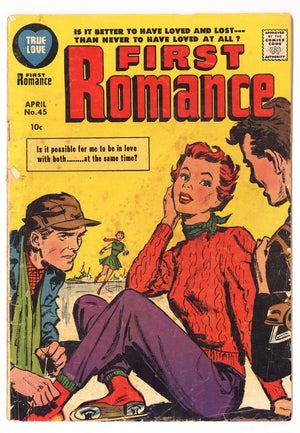 First Romance Magazine 45 GD/VG (3.0) (1957)