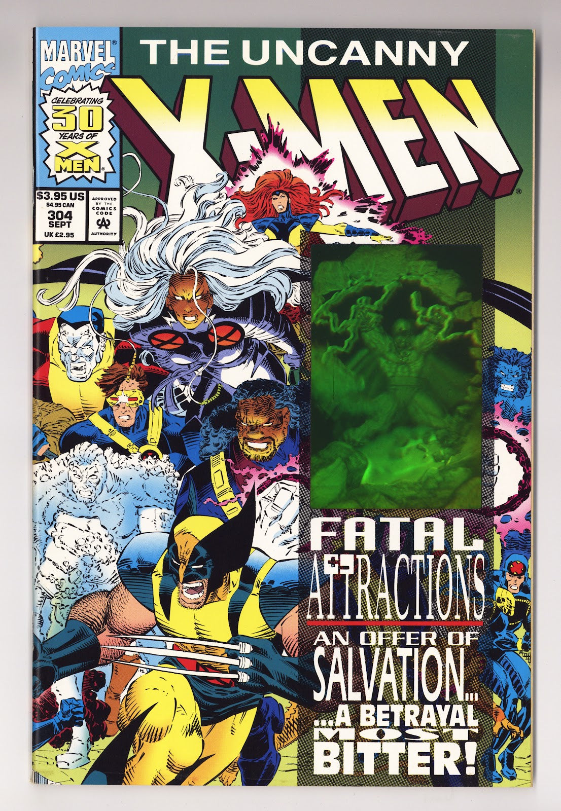 The Uncanny X-Men Vol 1 304  High Grade   (1993)