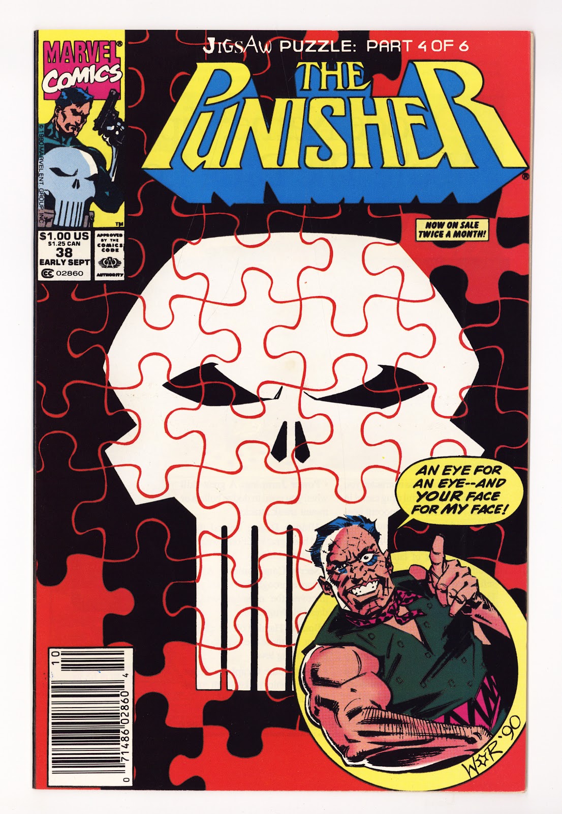 The Punisher Vol 2 38 High Grade (1990) Newsstand 