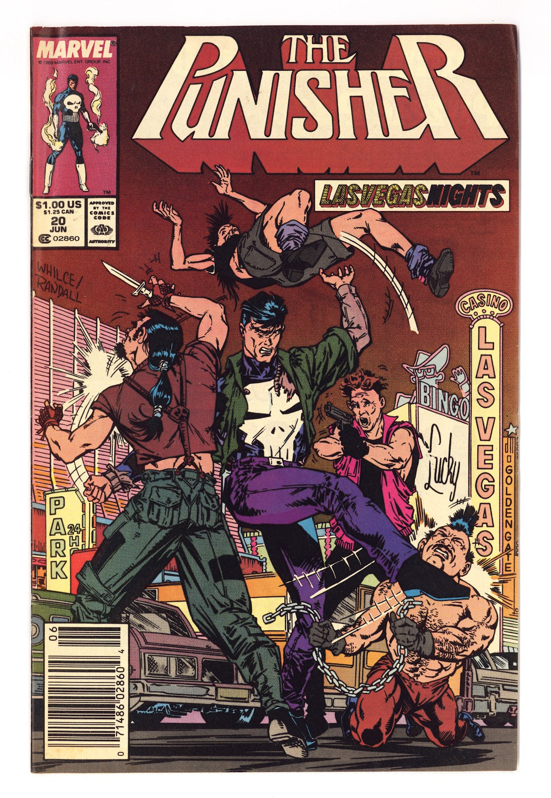 The Punisher Vol 2 20  Mid Grade   (1989)   Newsstand