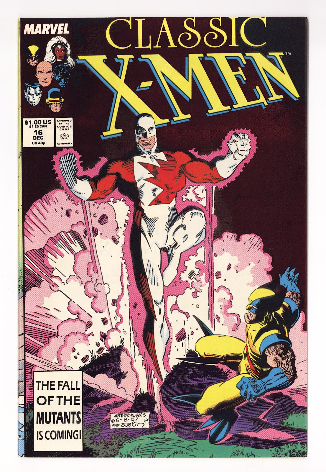 Classic X-Men 16 Mid Grade (1987) Direct 