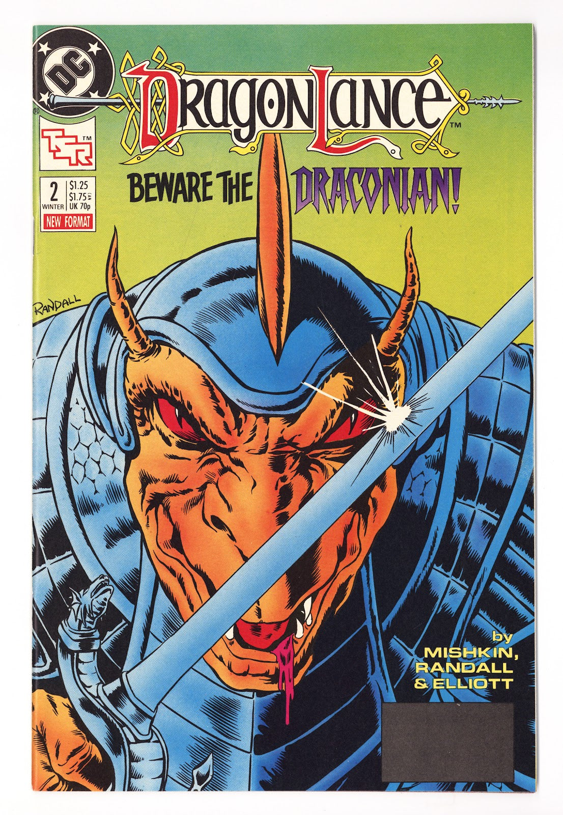 Dragonlance Comic Book 3 High Grade (1988) Direct 