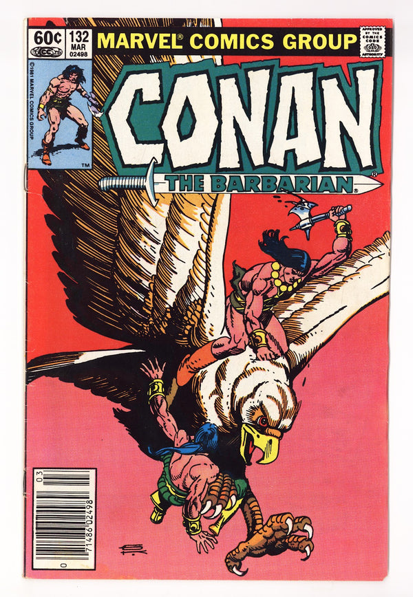 Conan the Barbarian Vol 1 132  Low Grade   (1982)   Newsstand
