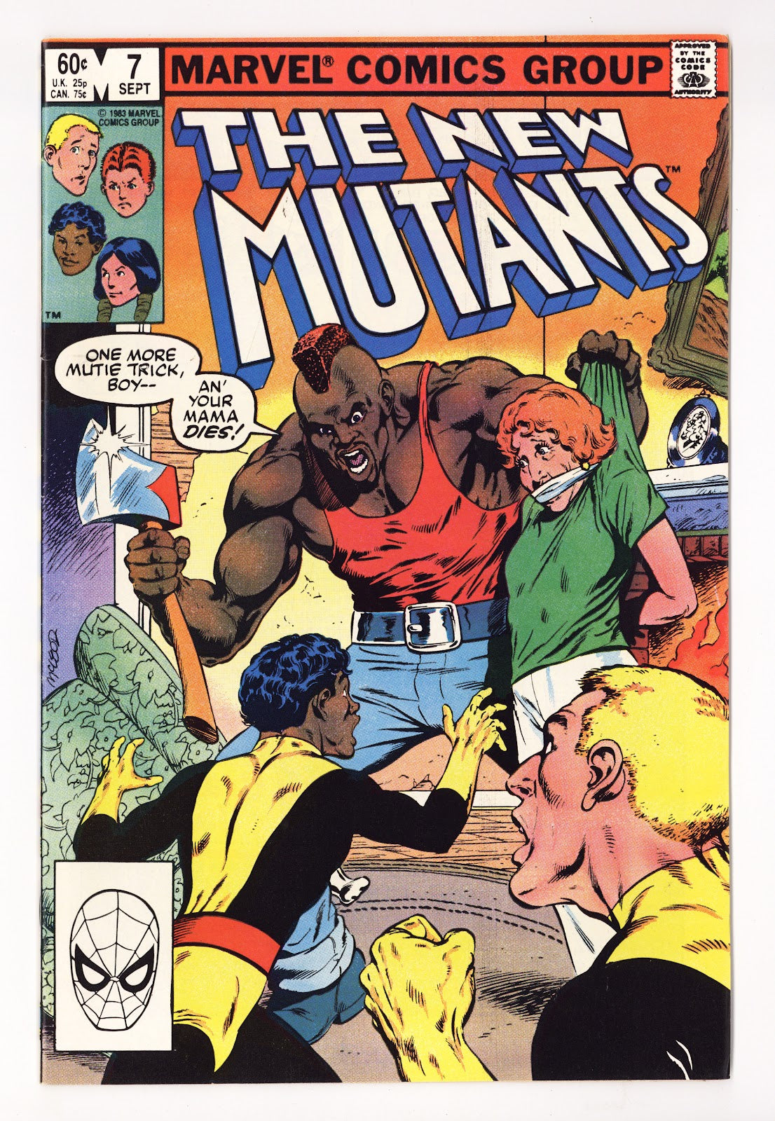 The New Mutants Vol 1 7 Mid Grade (1983) Direct 