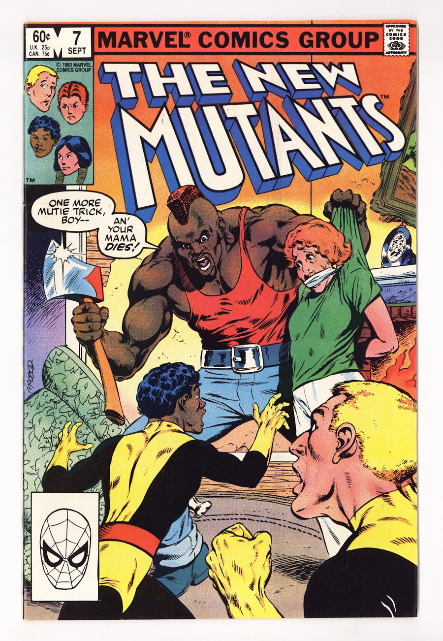 The New Mutants Vol 1 7 Mid Grade (1983) Direct 