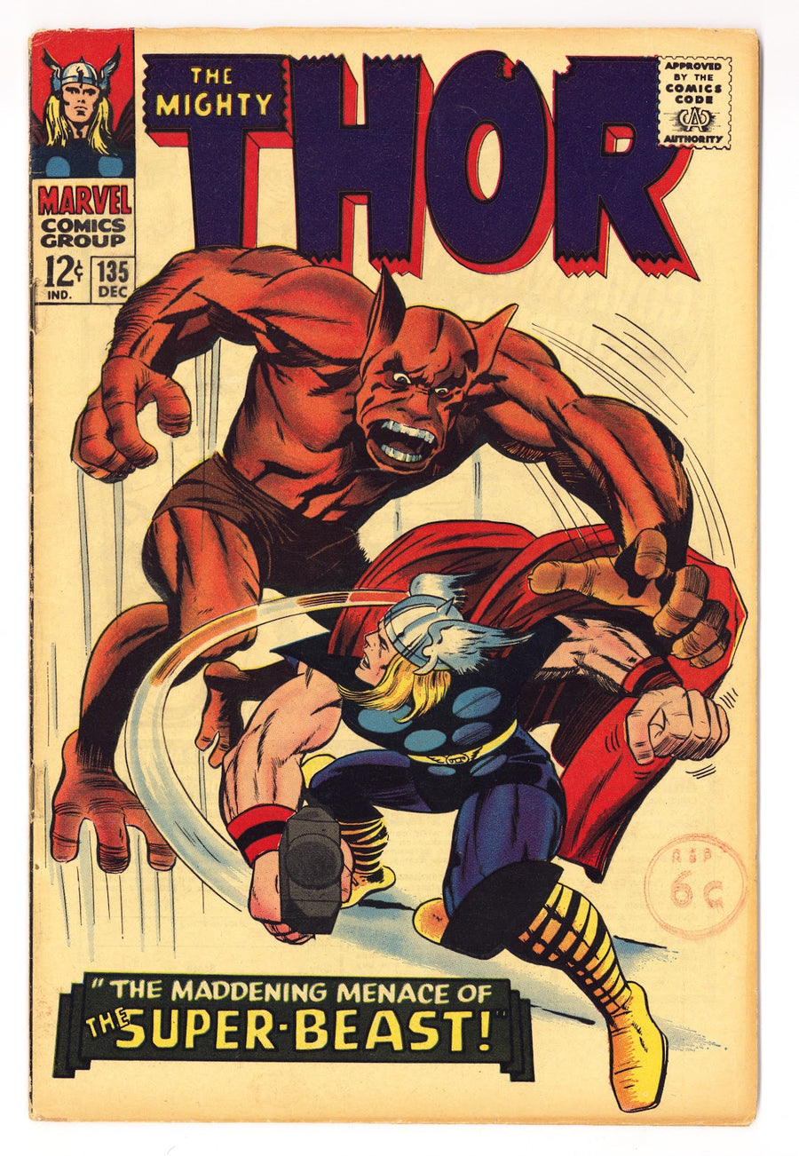 Thor Vol 1 135  FN- (5.5)   (1966)