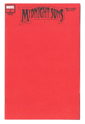 Midnight Sons: Blood Hunt 1 High Grade (2024) Blood Red Blank Variant