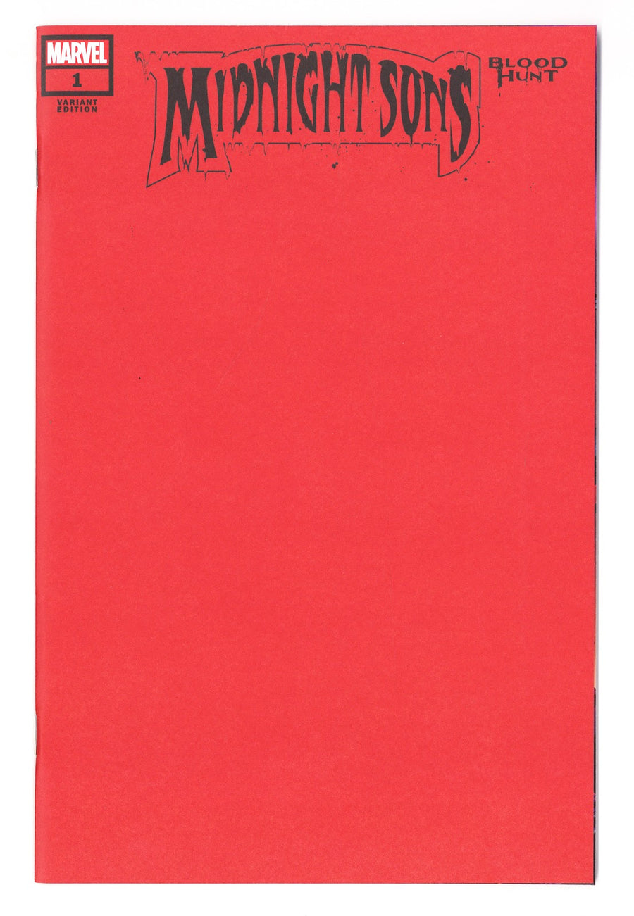Midnight Sons: Blood Hunt 1 High Grade (2024) Blood Red Blank Variant 