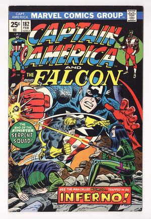 Captain America Vol 1 182 Mid Grade (1975)