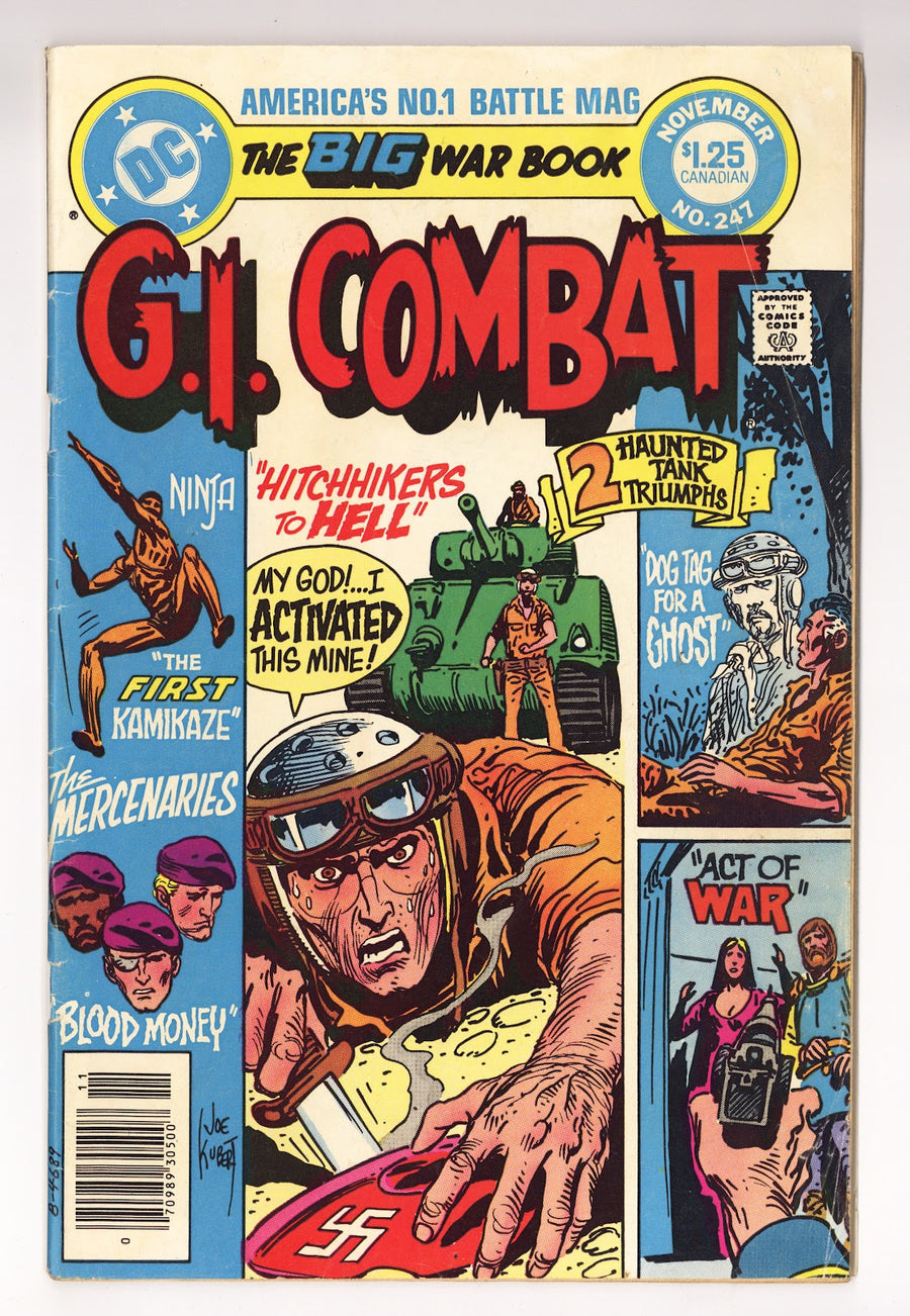 G.I. Combat Vol 1 247  Very Low Grade   (1982)   Canadian Price Variant