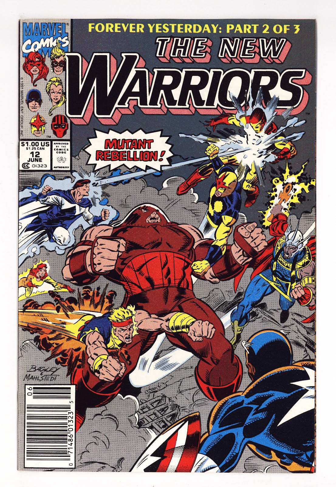 The New Warriors Vol 1 12 High Grade (1991) Newsstand 