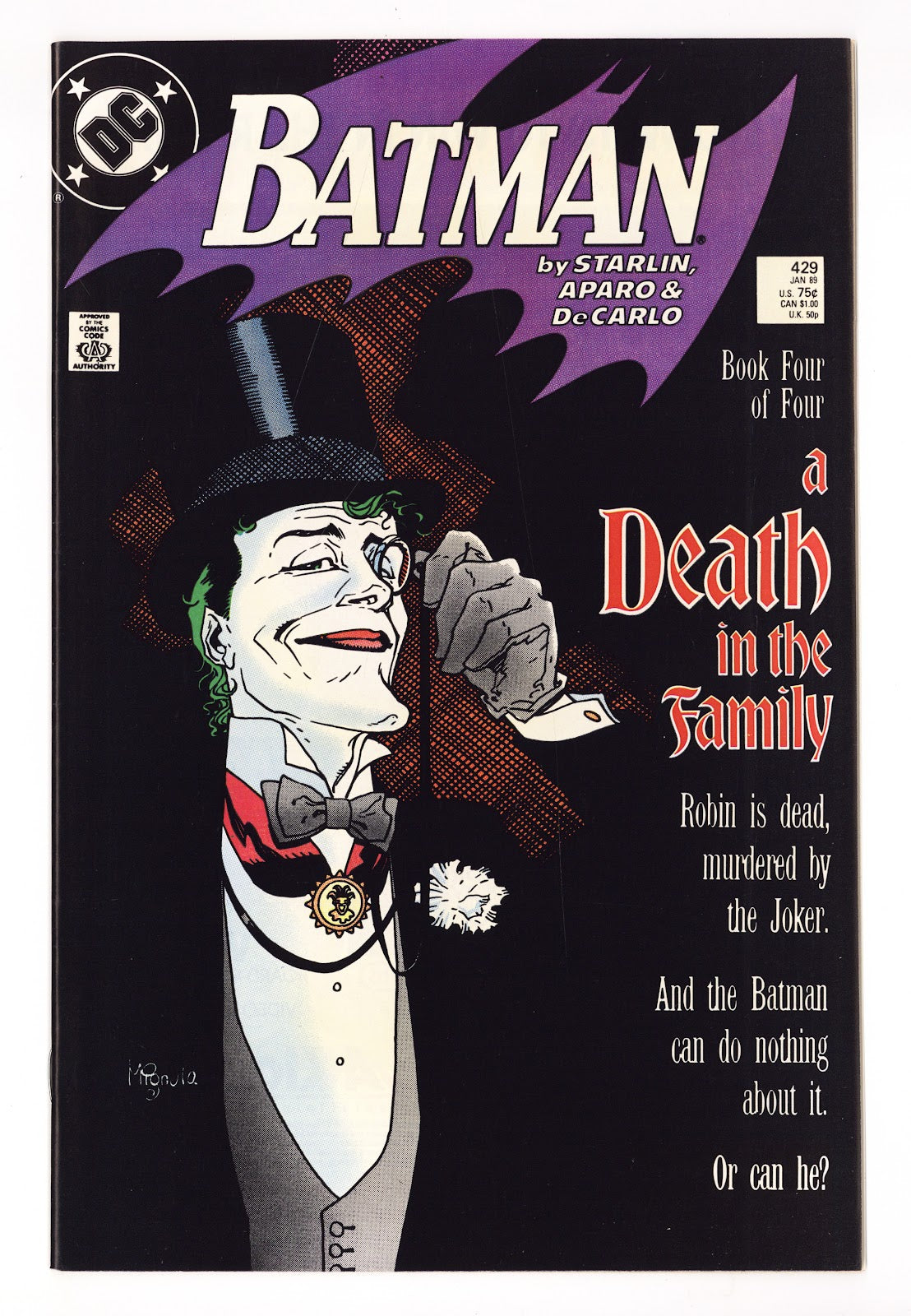 Batman Vol 1 429 VF/NM (9.0) (1989)  