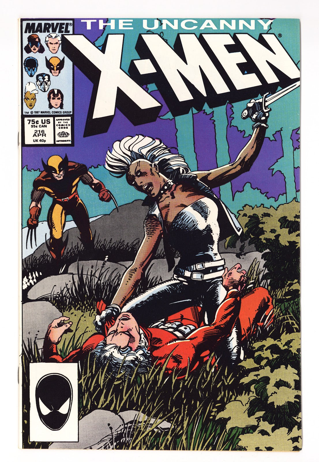 The Uncanny X-Men Vol 1 216  High Grade   (1987)
