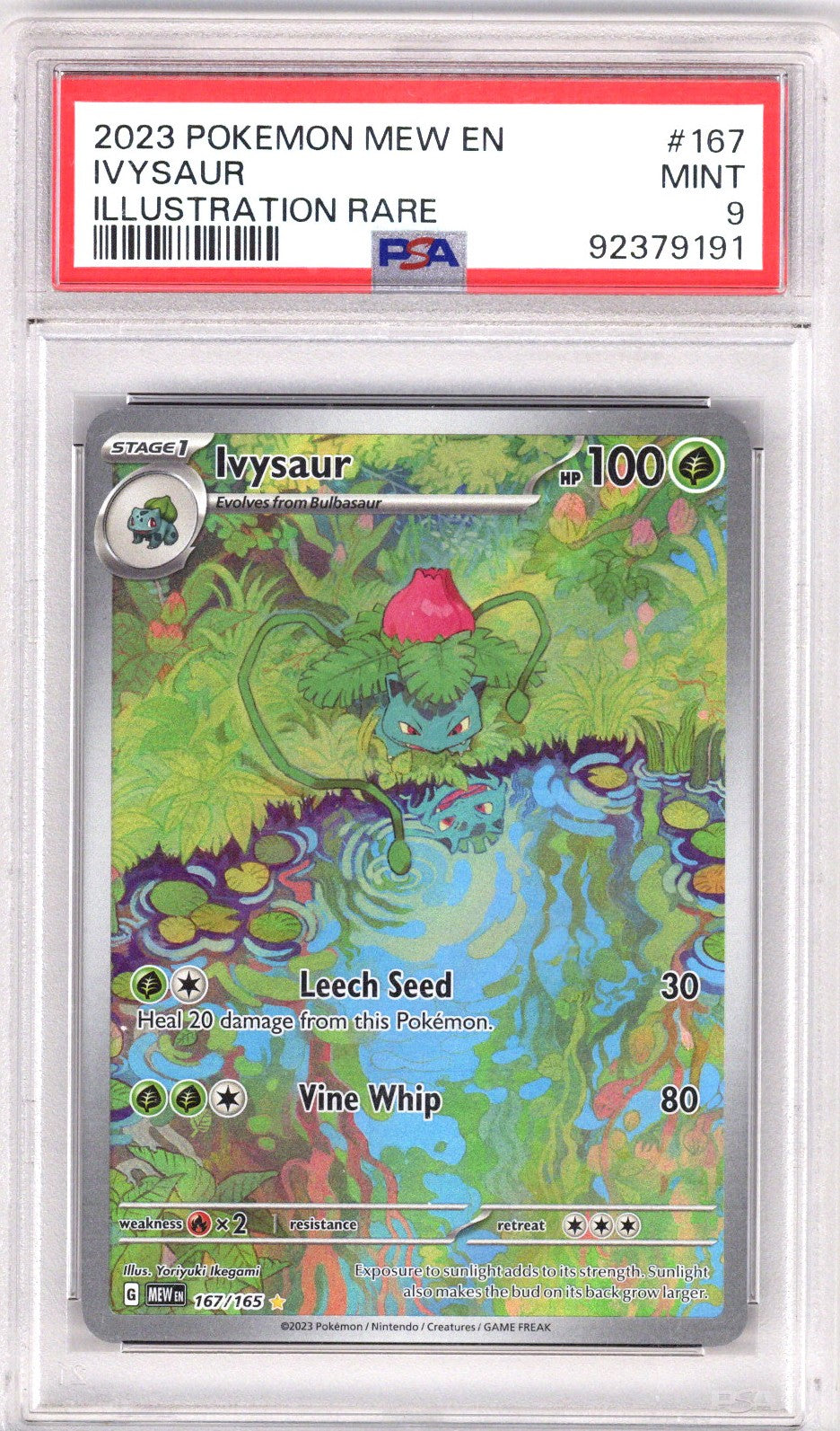 Pokemon 151 Ivysaur PSA 9 (2023)