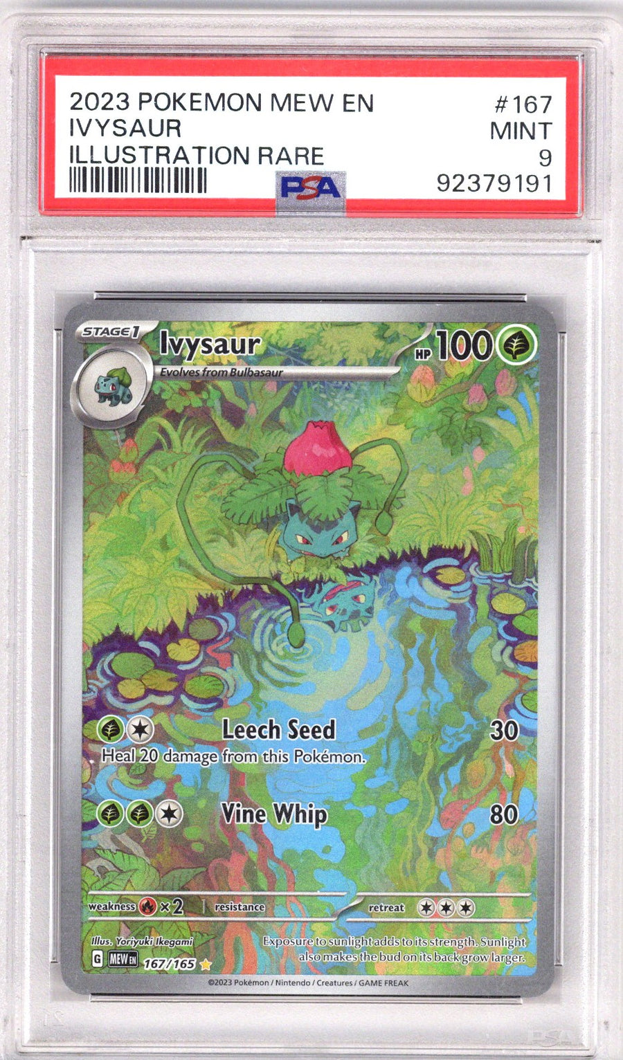 Pokemon 151 Ivysaur PSA 9 (2023)