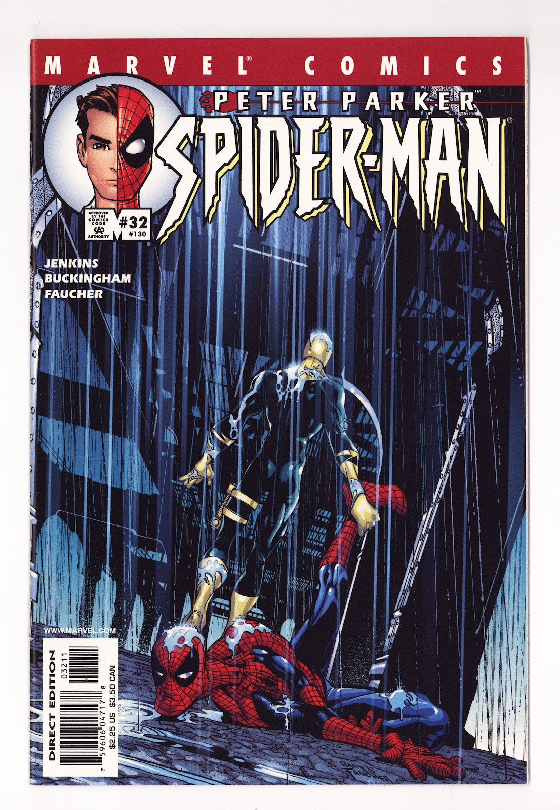 Peter Parker: Spider-Man 32 (130) High Grade (2001) Direct Edition 