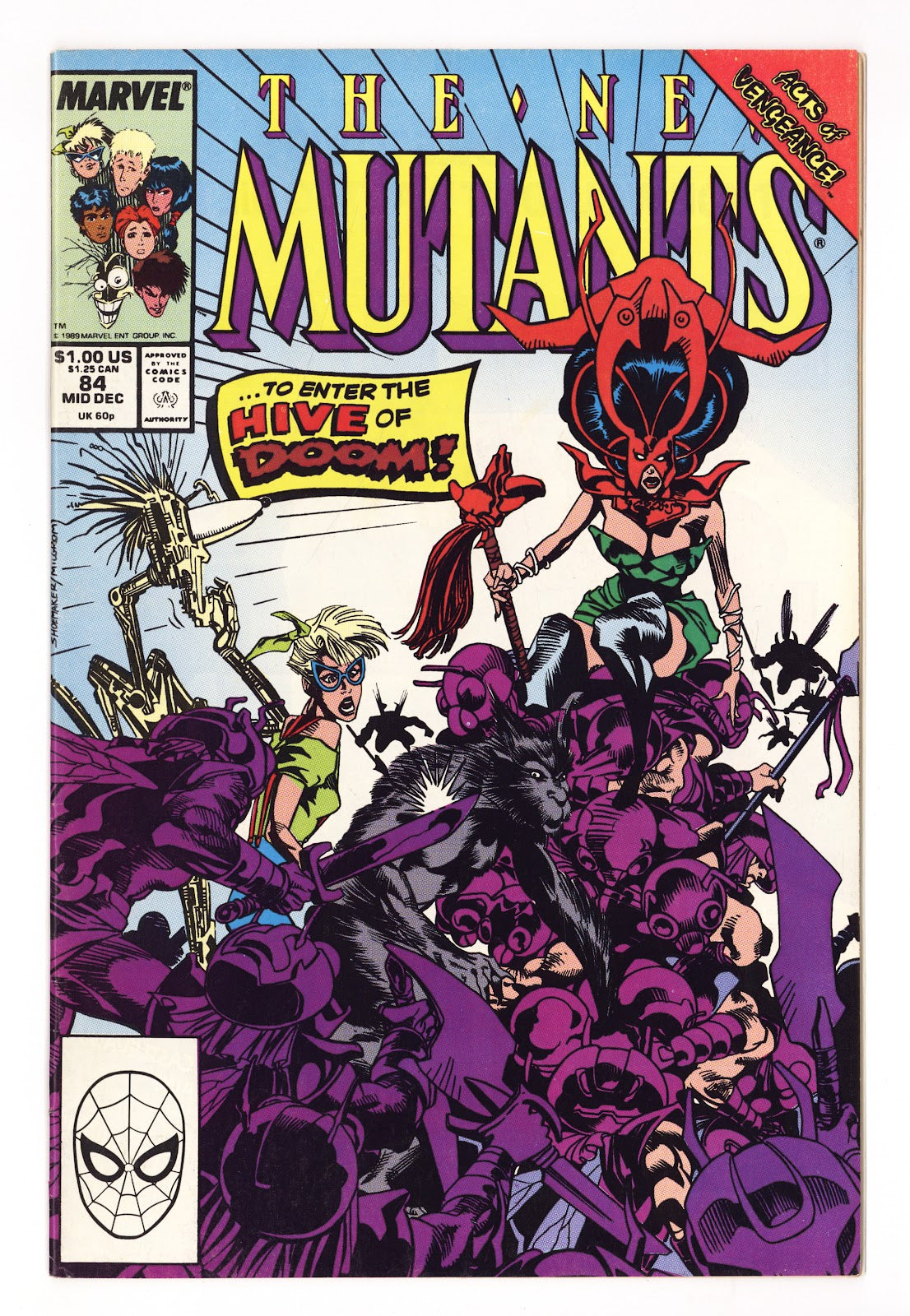 The New Mutants Vol 1 84 Mid Grade (1989) 
