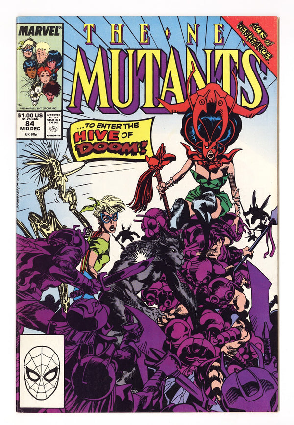 The New Mutants Vol 1 84 Mid Grade (1989)