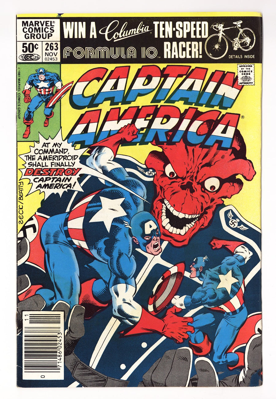 Captain America Vol 1 263  Mid Grade   (1981)   Newsstand