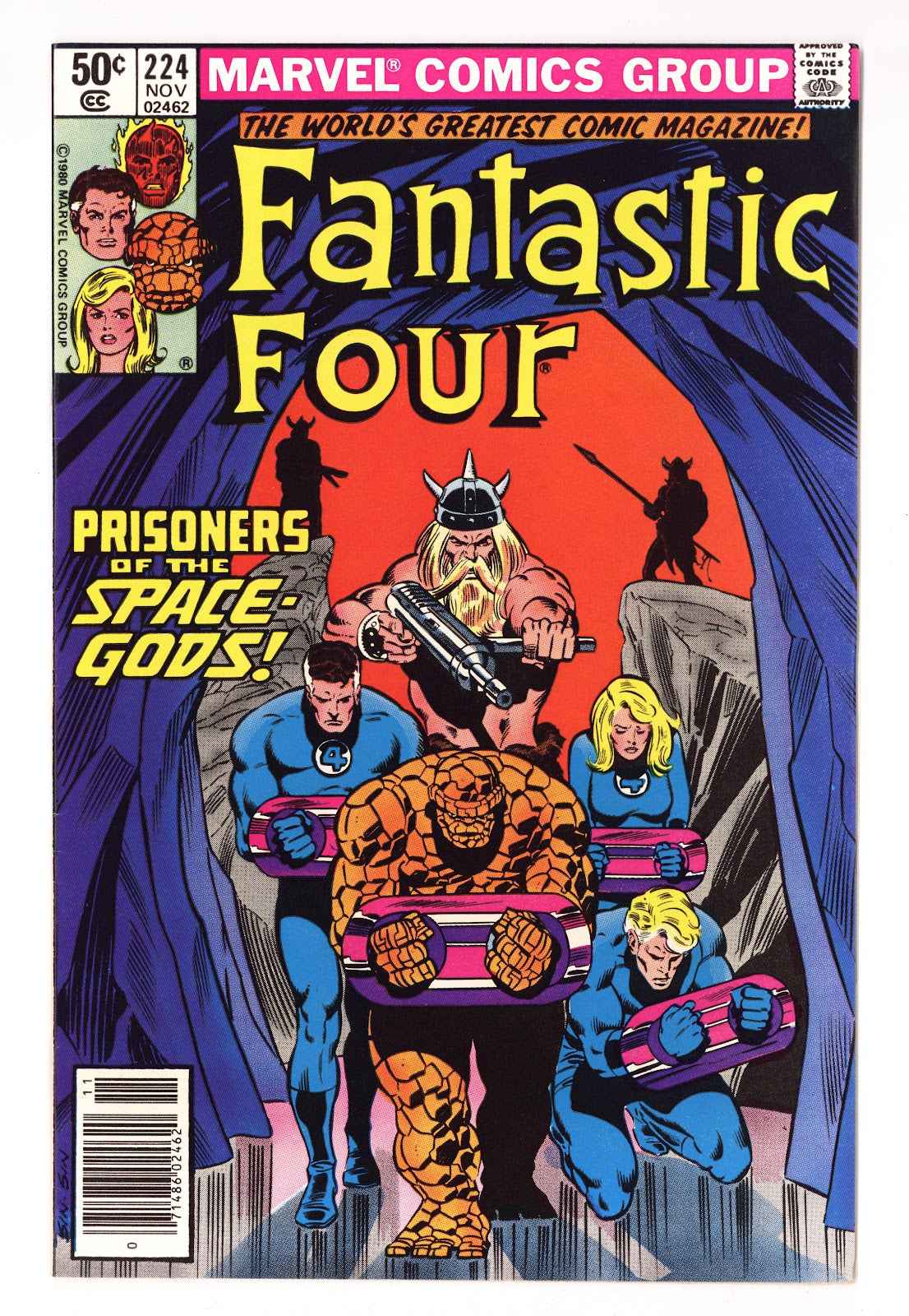 Fantastic Four Vol 1 224 Mid Grade (1980) Newsstand 