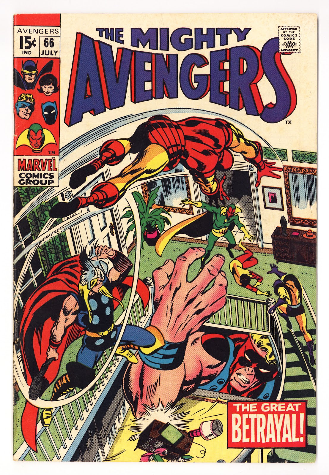 The Avengers Vol 1 66 VG/FN (5.0) (1969) 