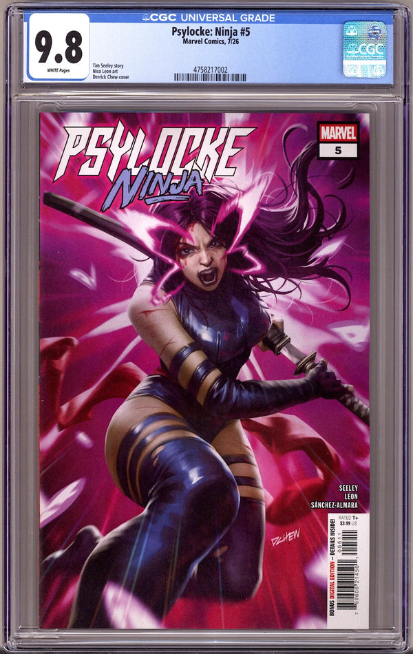 Psylocke: Ninja   5 CGC 9.8 (NM/M)   (2026)