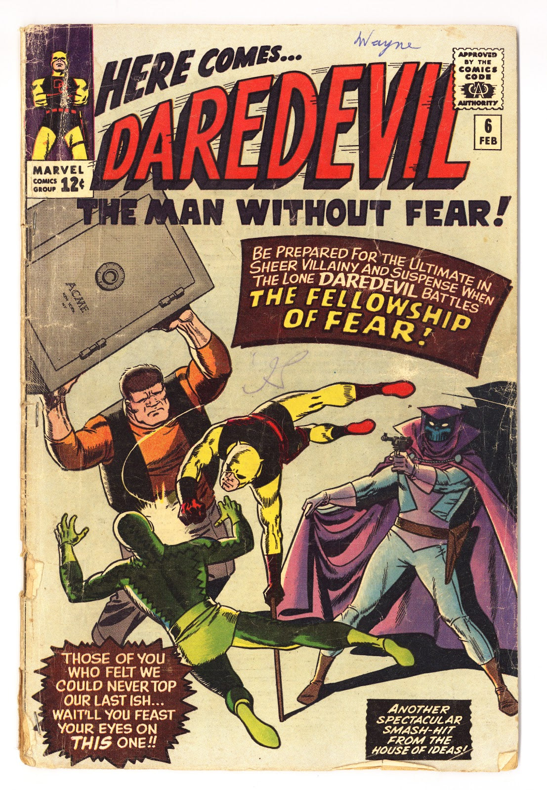 Daredevil Vol 1 6 GD (2.0) (1965) 