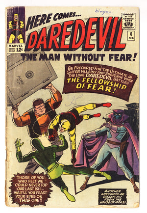 Daredevil Vol 1 6 GD (2.0) (1965)