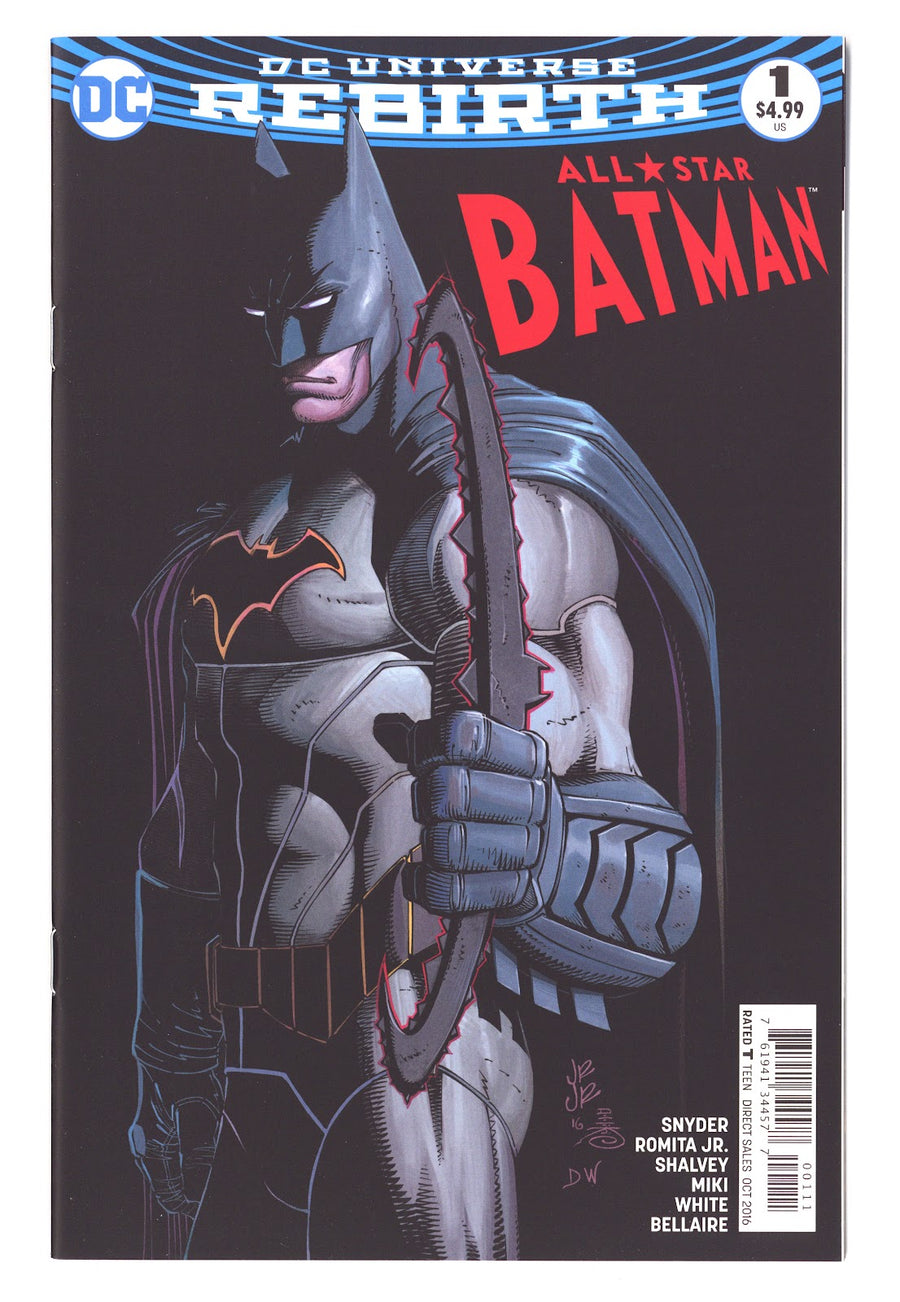 All Star Batman 1 High Grade (2016) John Romita Jr. / Danny Miki (Batman) Cover 