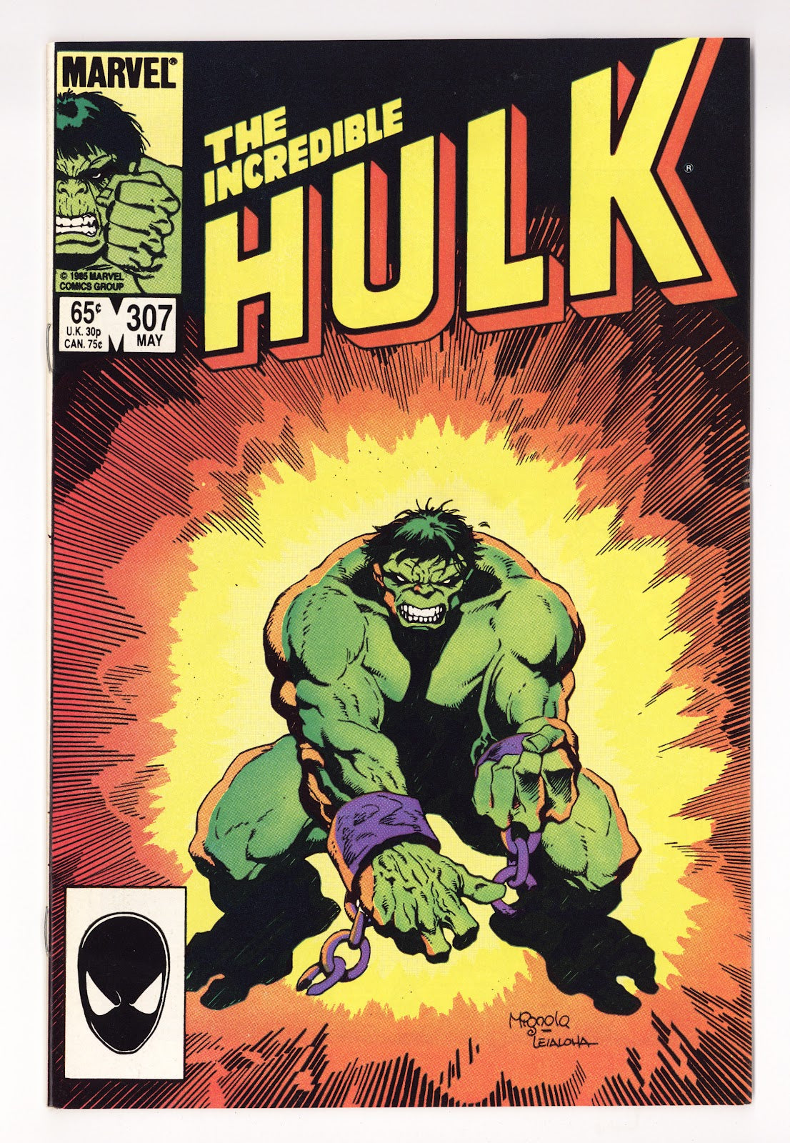 The Incredible Hulk Vol 1 307  Mid Grade   (1985)     