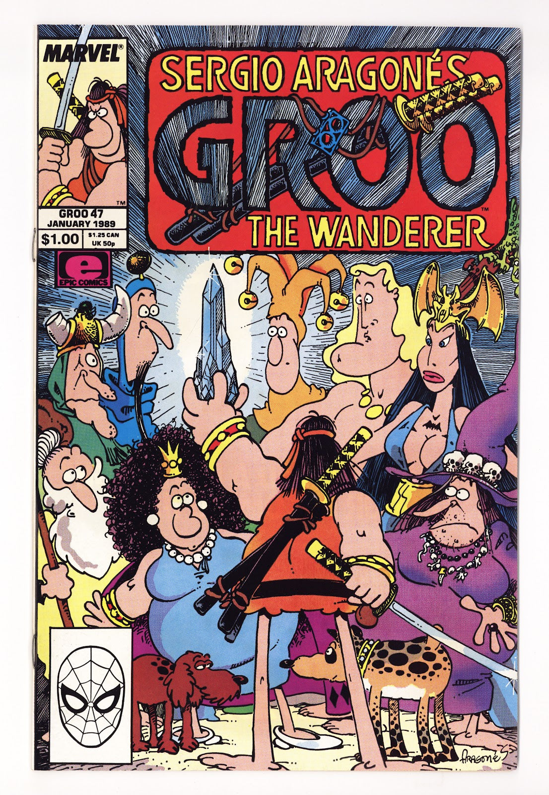 Sergio Aragones Groo the Wanderer Vol 2 47  High Grade   (1989)   Direct  