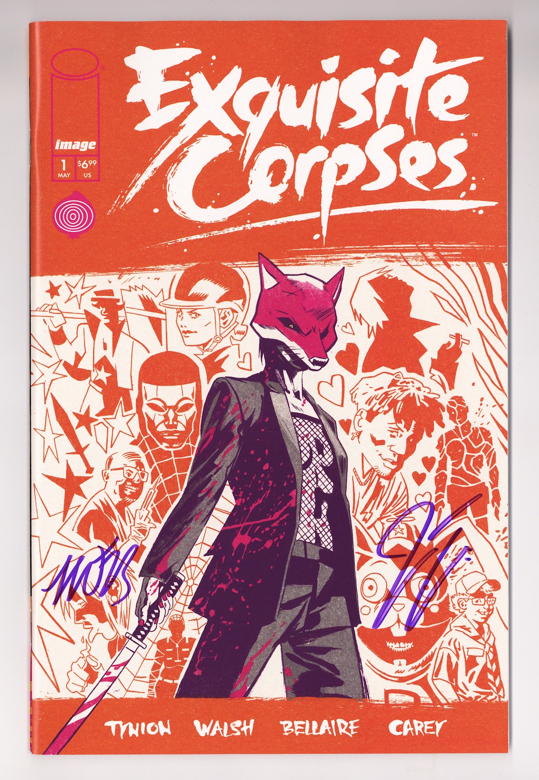 Exquisite Corpses 1 NM- (9.2) (2025) Walsh Variant Signed x2 Cover James Tynion & Michael Walsh 
