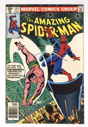 The Amazing Spider-Man Vol 1 211 Mid Grade (1980) Newsstand