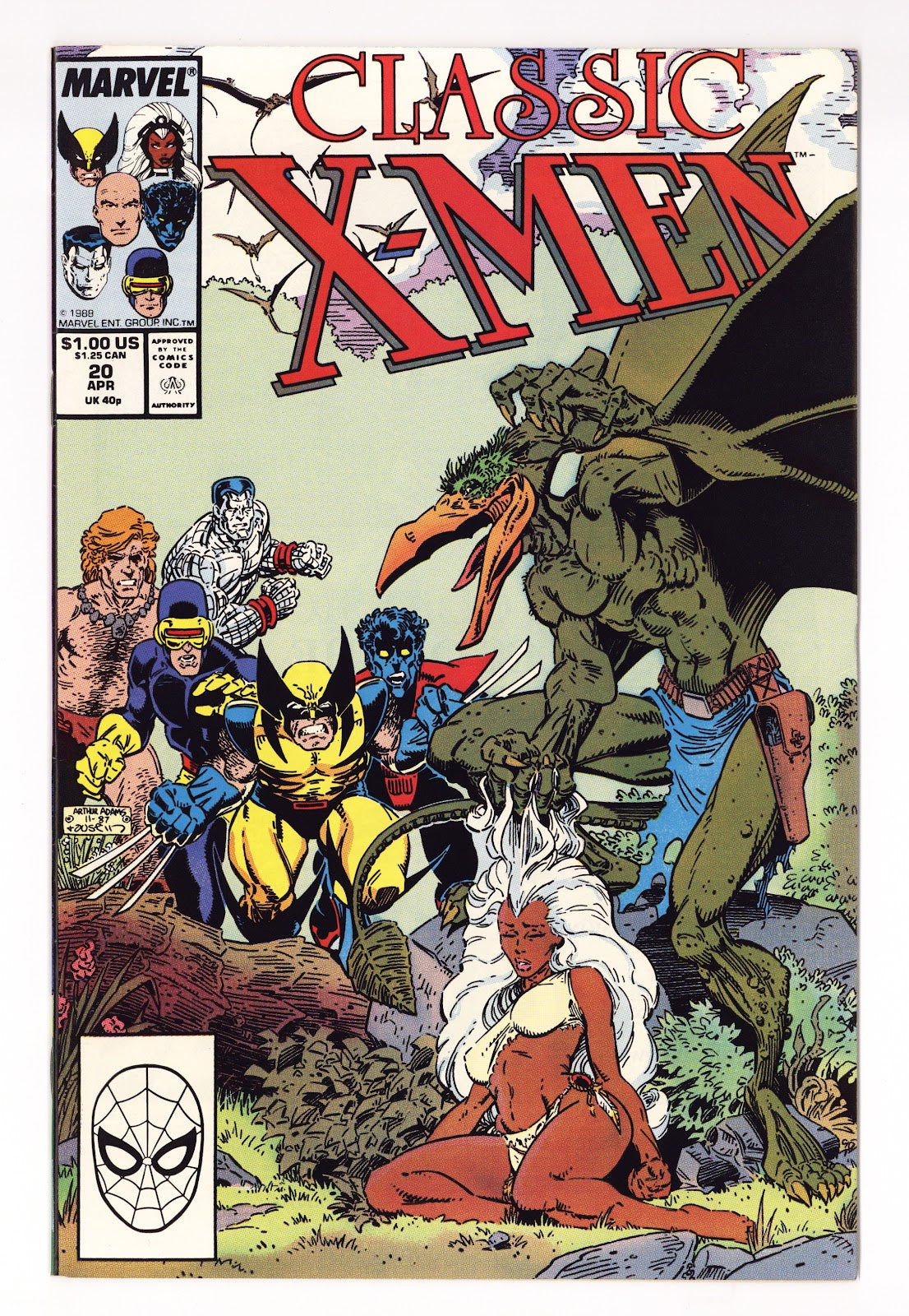Classic X-Men 20 High Grade (1988) Direct 