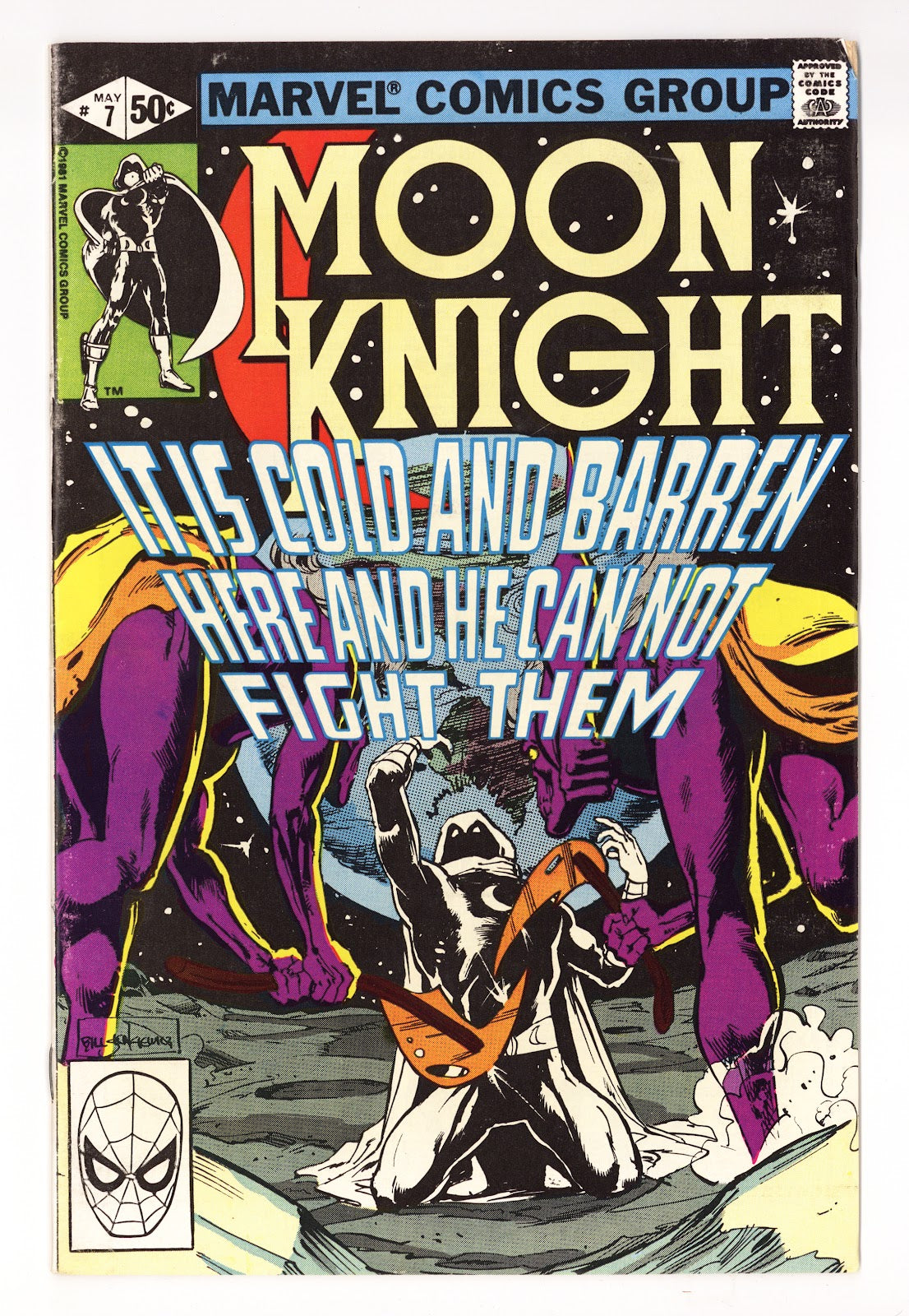 Moon Knight Vol 1 7 Low Grade (1981) 
