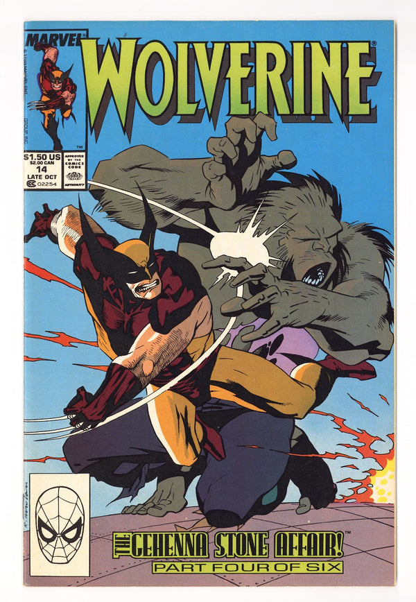 Wolverine Vol 2 14 High Grade (1989)