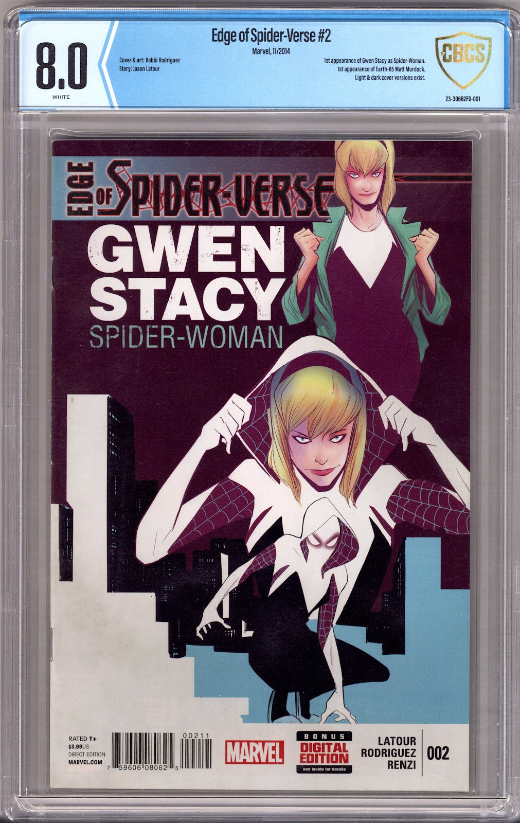 Edge of Spider-Verse Vol 1 2 CBCS 8.0 (VF)   (2014)