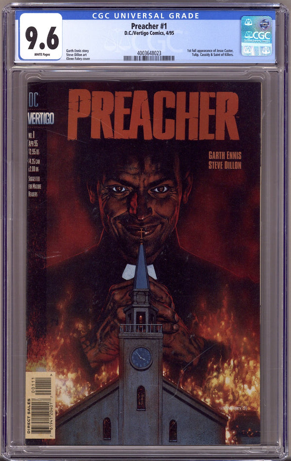 Preacher 1 CGC 9.6 (NM+) (1995)