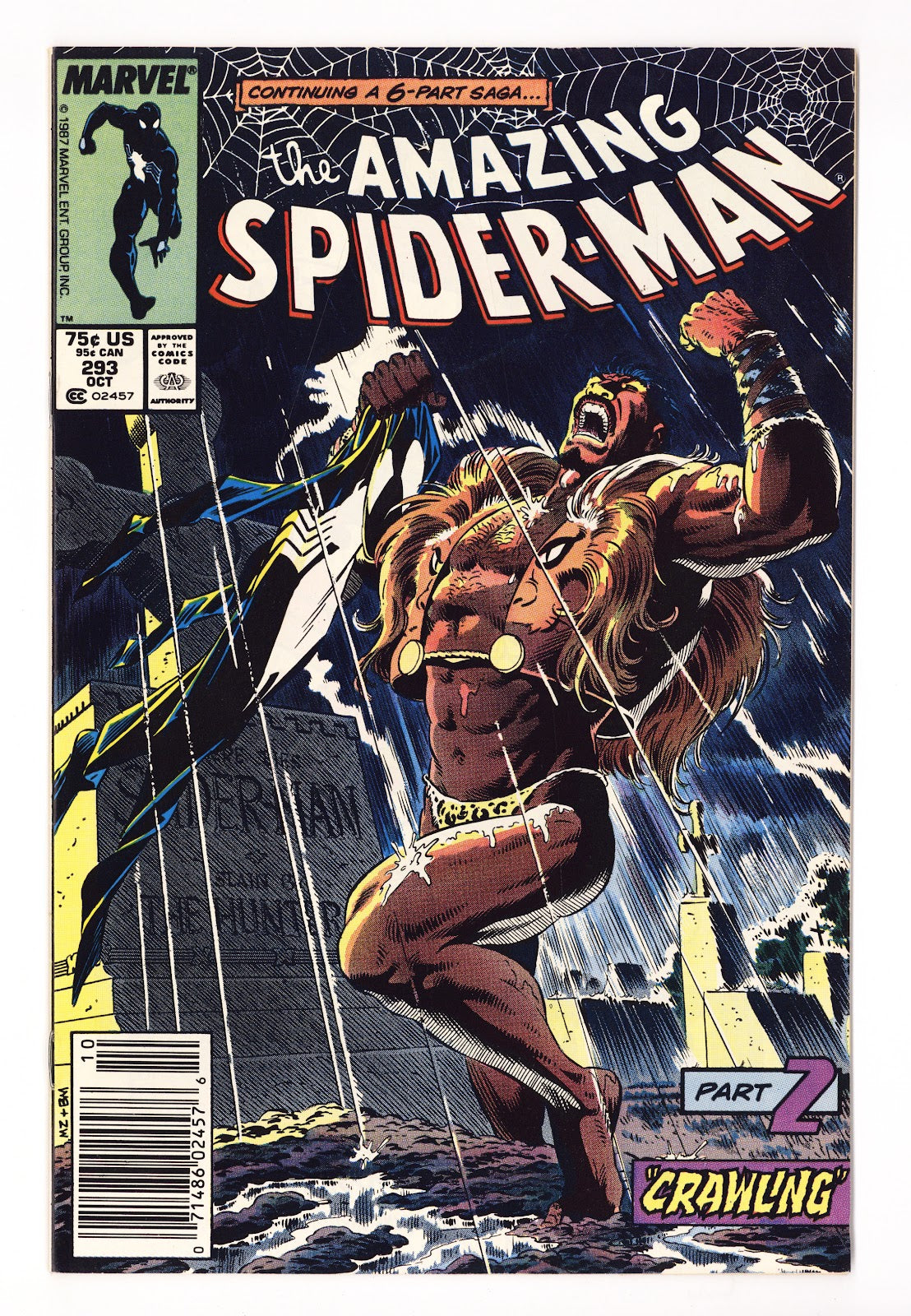 The Amazing Spider-Man Vol 1 293 VF/NM (9.0) (1987) Newsstand 