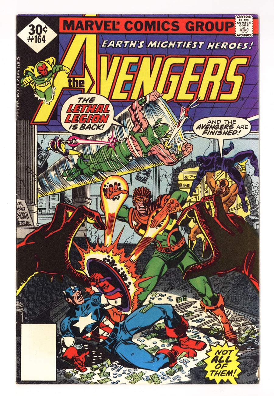 The Avengers Vol 1 164  Mid Grade   (1977) Whitman   Variant  