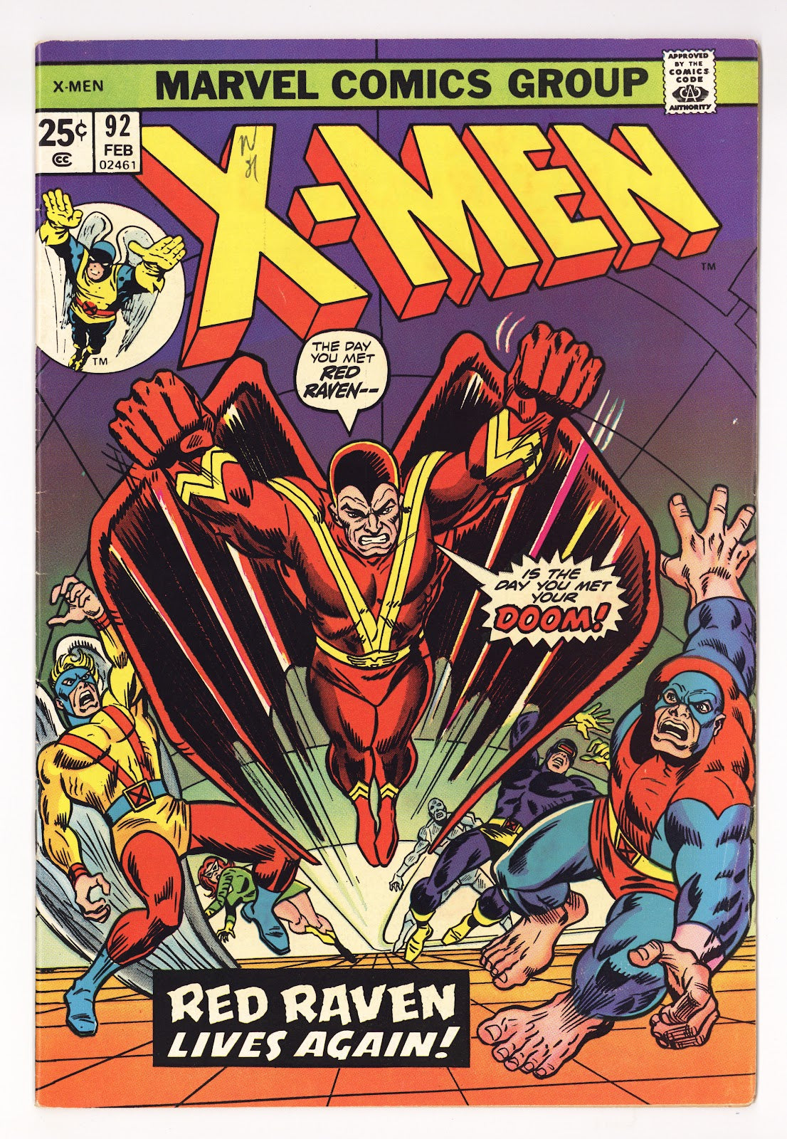 The X-Men Vol 1 92 FN (6.0) (1975) 