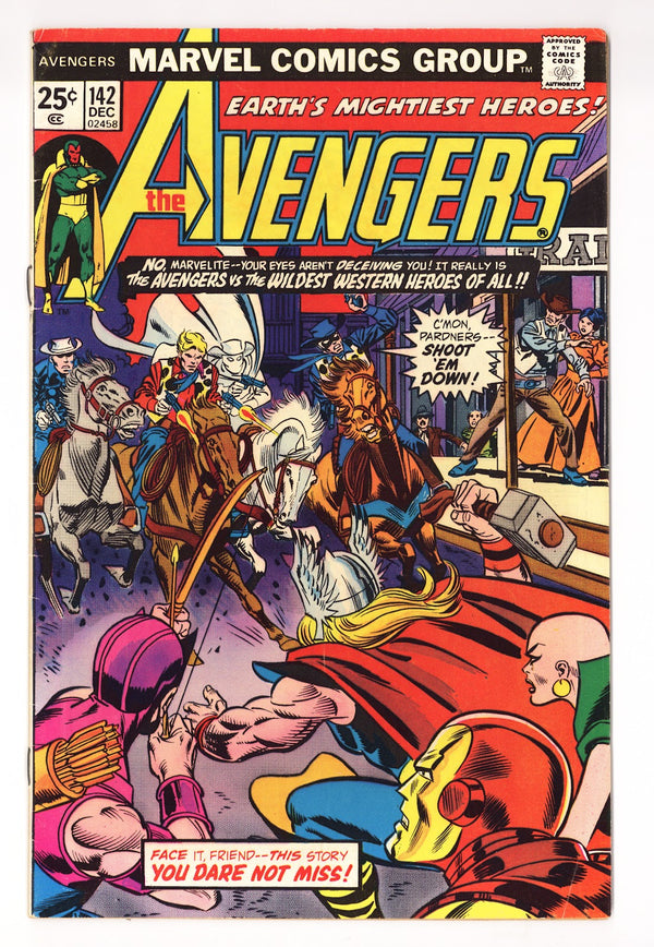 The Avengers Vol 1 142  FN+ (6.5)   (1975)