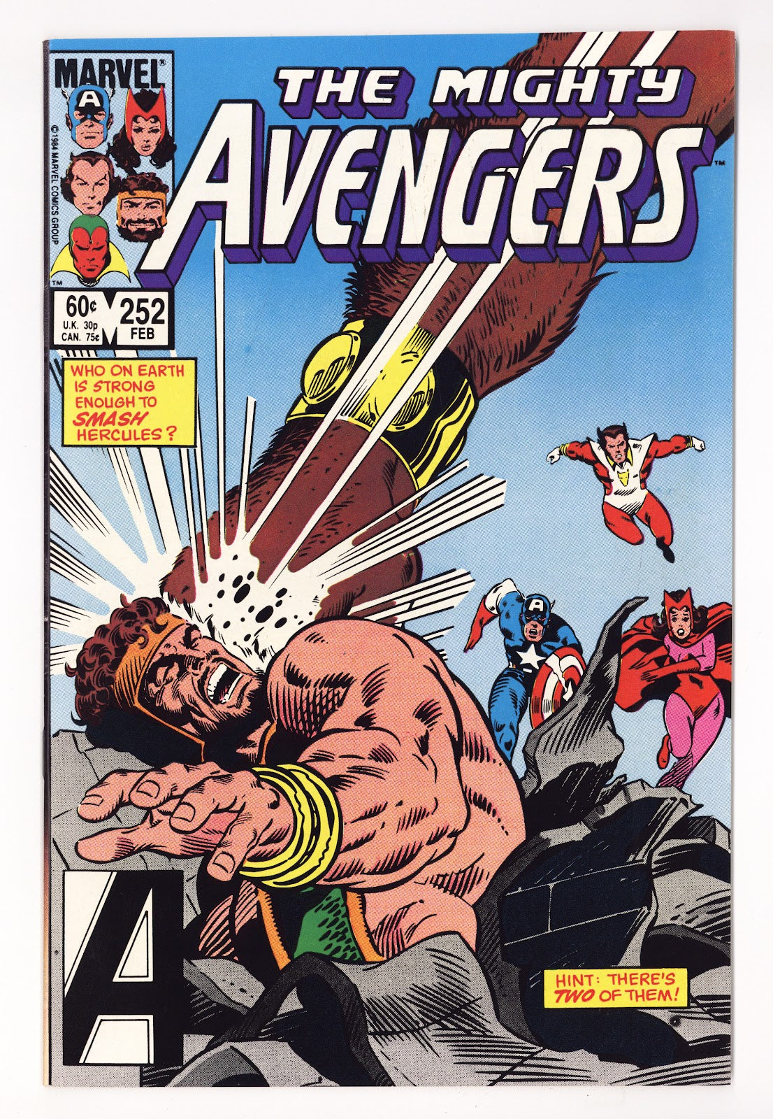 The Avengers Vol 1 252  High Grade   (1985)   Direct  